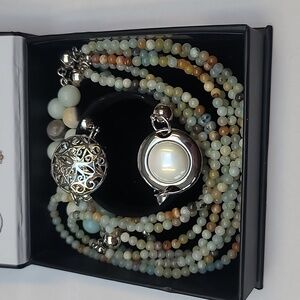 Maria Nicola 10 Way Magnetic Necklace With 2 Enhancers